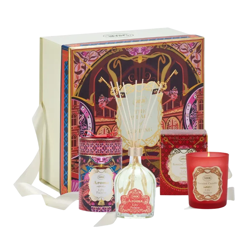 Sabon Lily Palace Coffret Duo Maison coffret bougie diffuseur