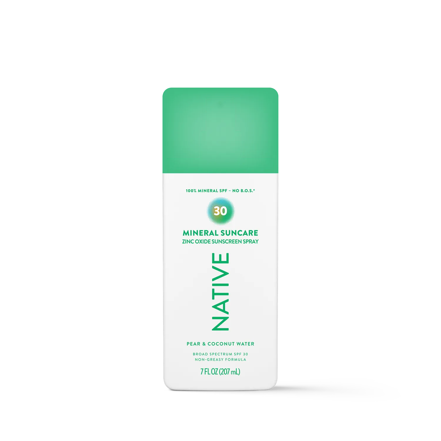 Native brume solaire minérale SPF 30 non parfumée