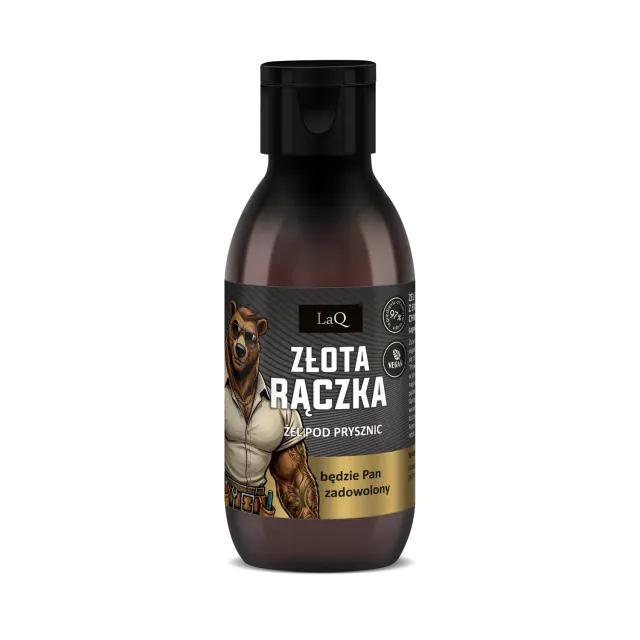 LaQ Zlota Raczka gel douche 8-en-1 100 ml boisé
