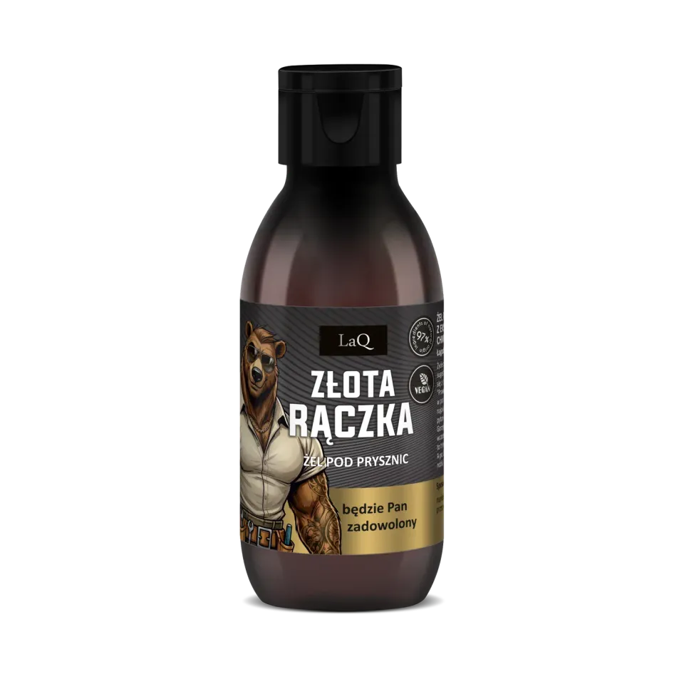 LaQ Zlota Raczka gel douche 8-en-1 100 ml boisé