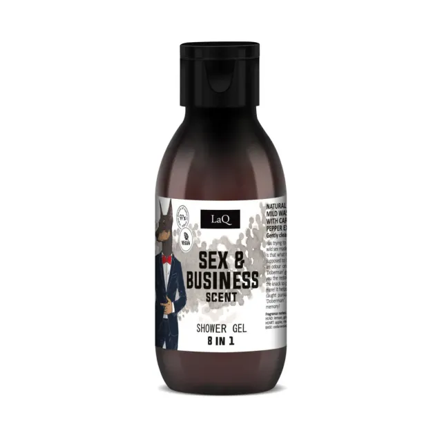 LaQ Sex and Business gel douche homme 100 ml poivre