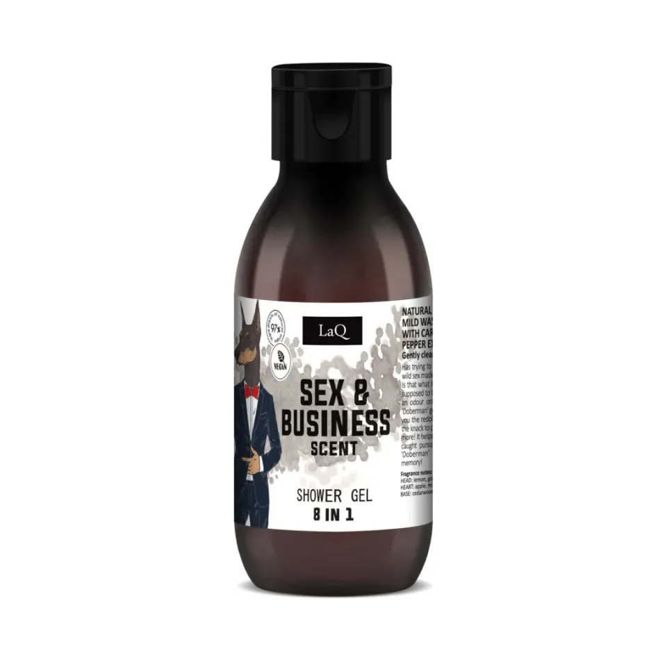 LaQ Sex and Business gel douche homme 100 ml poivre