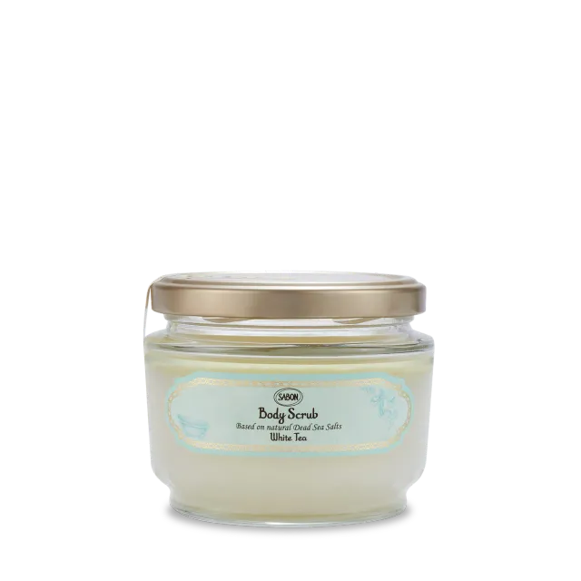Sabon White Tea gommage corps 320g thé blanc