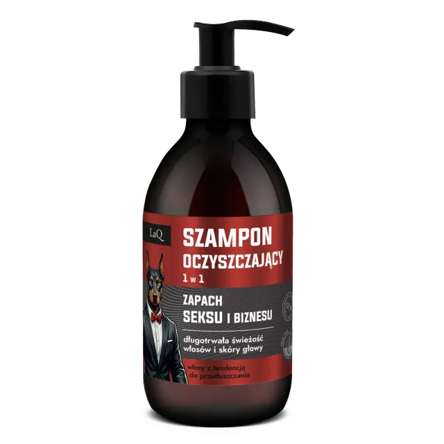 LaQ Sex and Business shampoing homme 300 ml purifiant