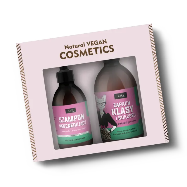 LaQ Magnolia coffret gel douche shampoing femme 2 pcs
