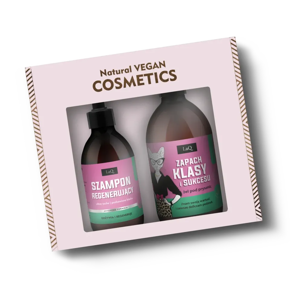 LaQ Magnolia coffret gel douche shampoing femme 2 pcs