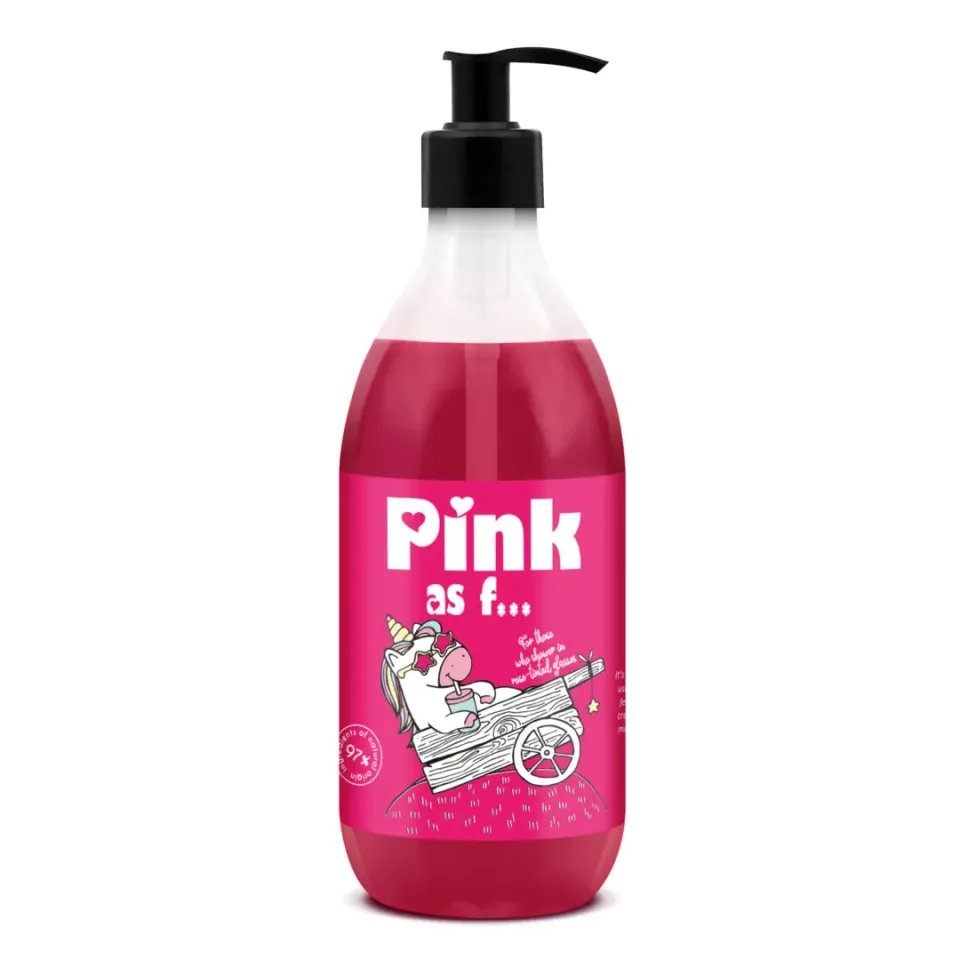 LaQ Shots Pink As F gel douche mixte 500 ml plantes
