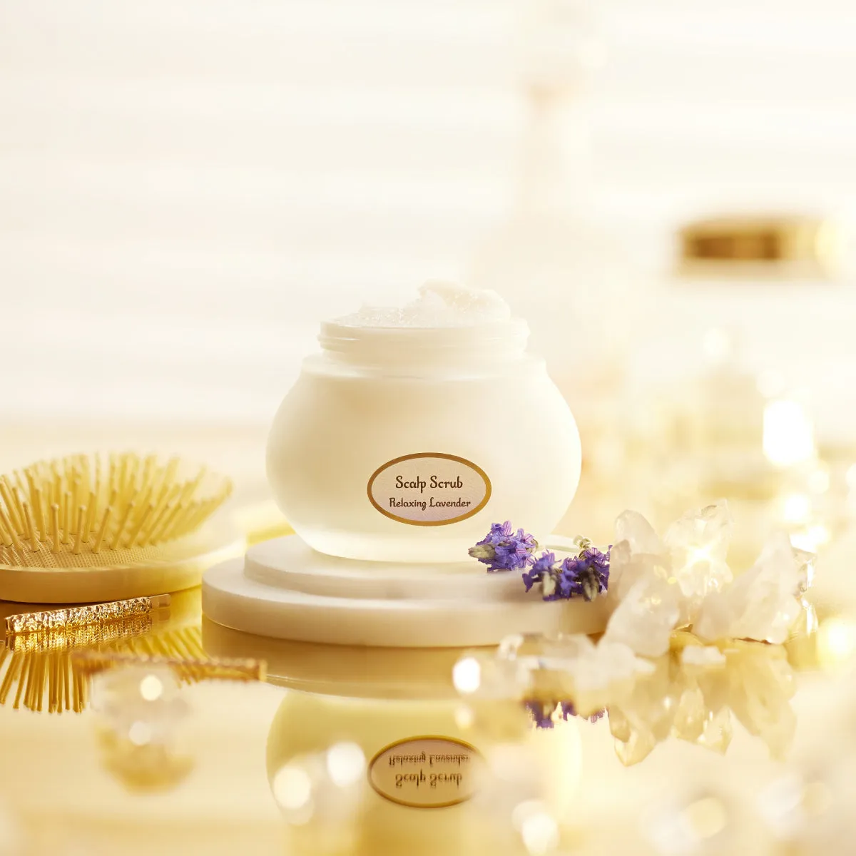 Sabon Lavande gommage cheveux 300g cuir chevelu sensible