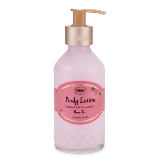 Sabon Rose Tea crème corps 200 ml roses fraîches
