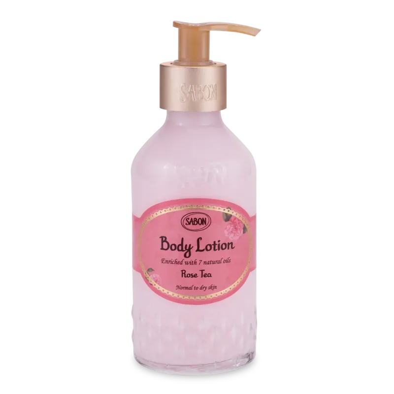 Sabon Rose Tea crème corps 200 ml roses fraîches