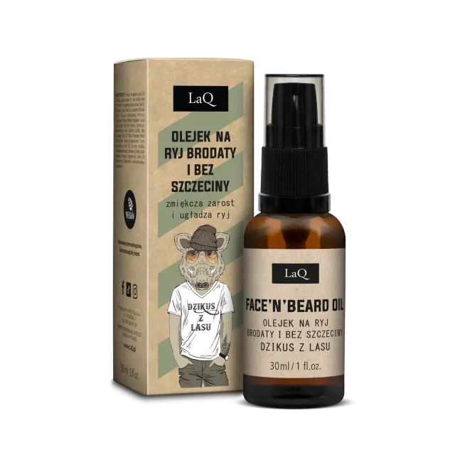 LaQ Dzikus z Lasu huile barbe 30 ml apaisante homme