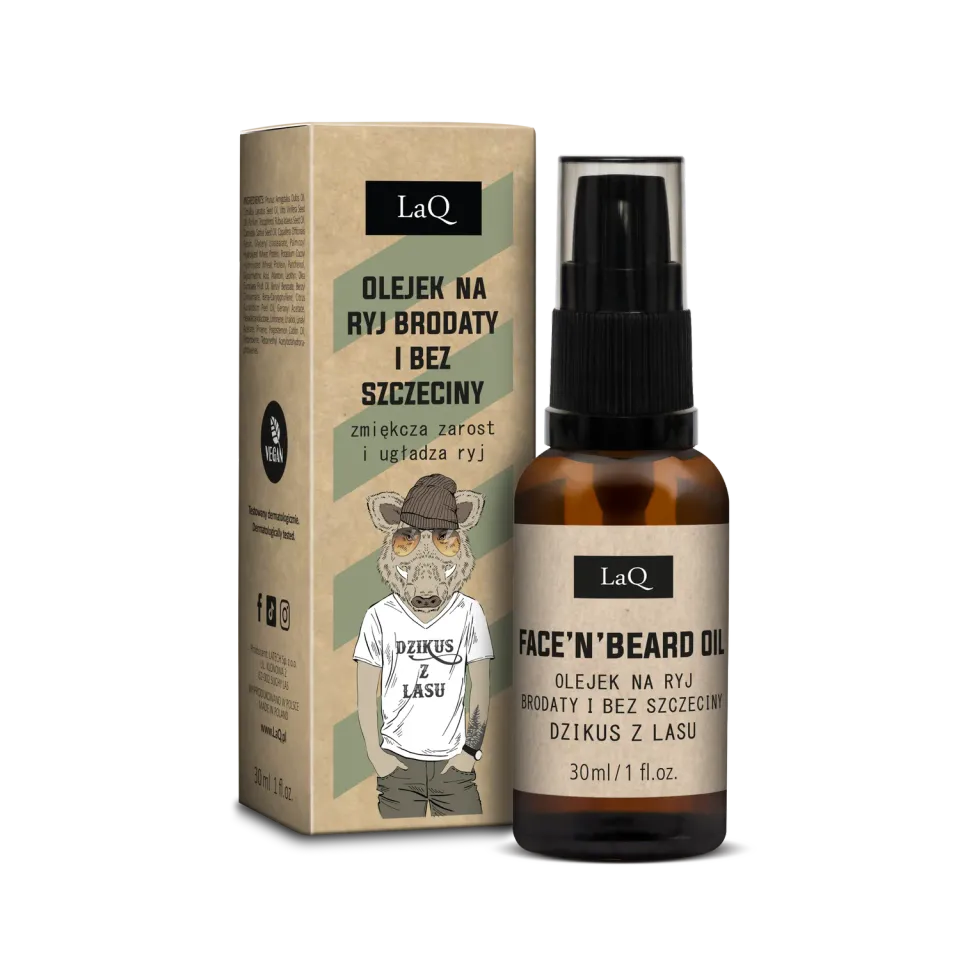 LaQ Dzikus z Lasu huile barbe 30 ml apaisante homme