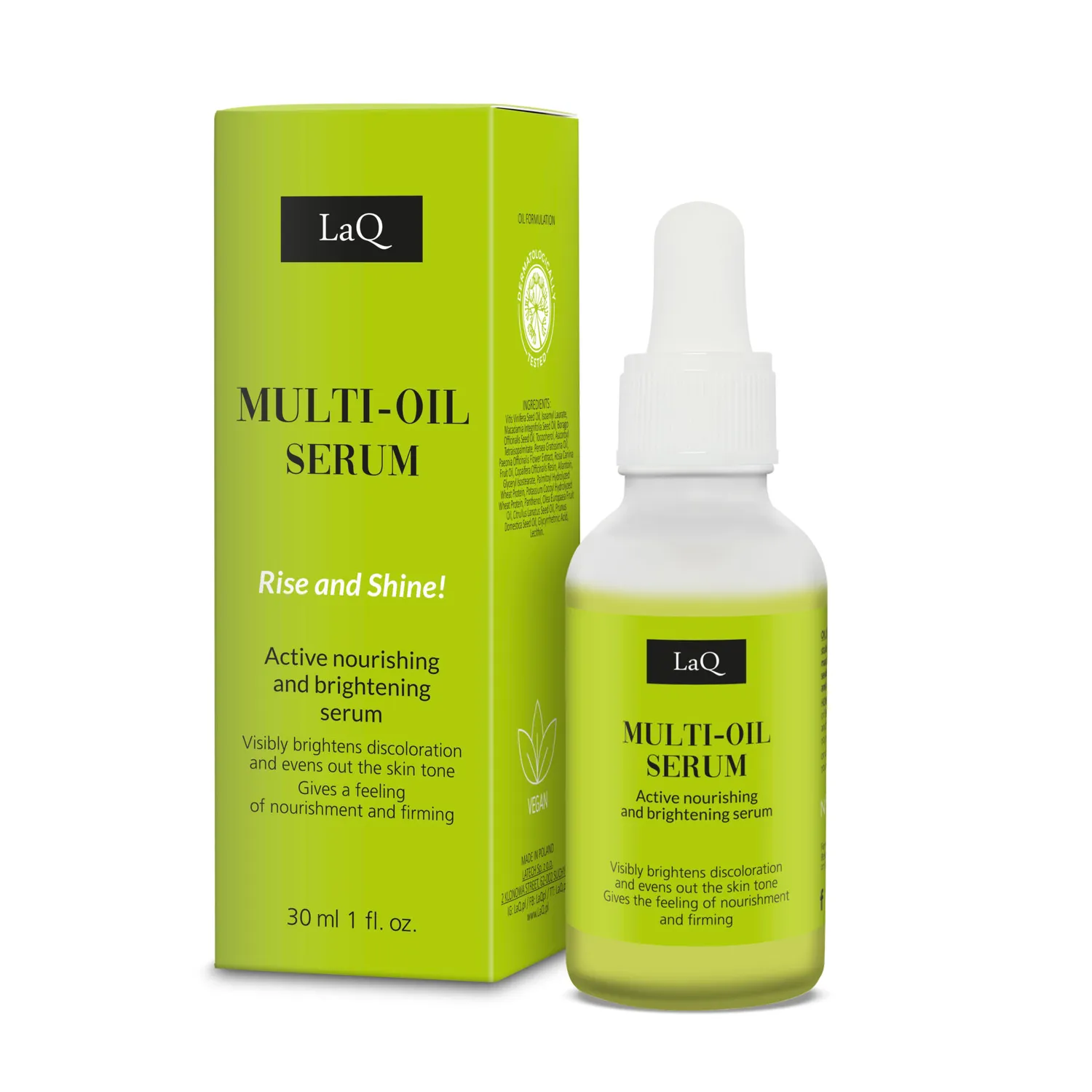 LaQ Multi-Oil sérum huile 30 ml vitamine C E