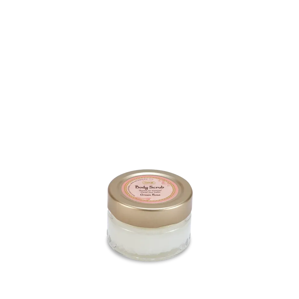 Sabon Green Rose gommage corps 60g format voyage