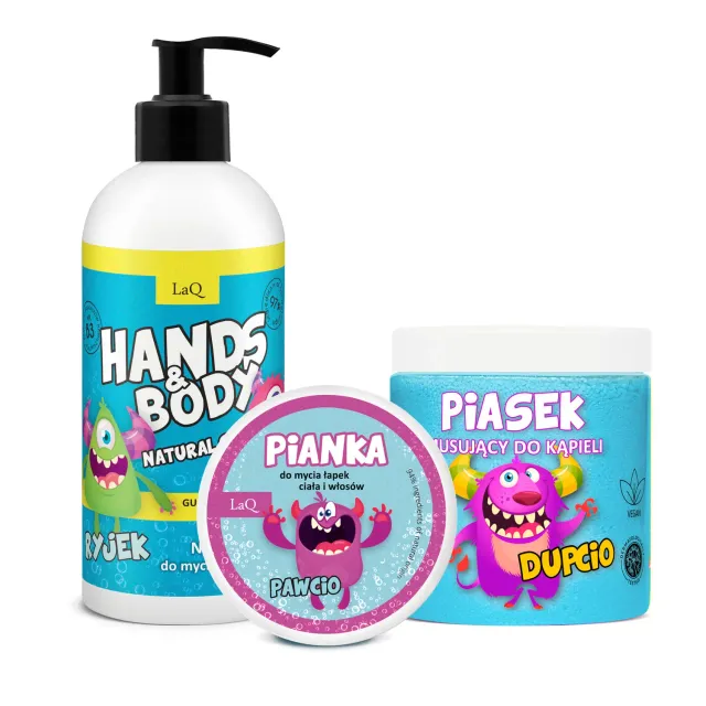 LaQ Soap Patrol coffret enfant 3 soins bubble-gum