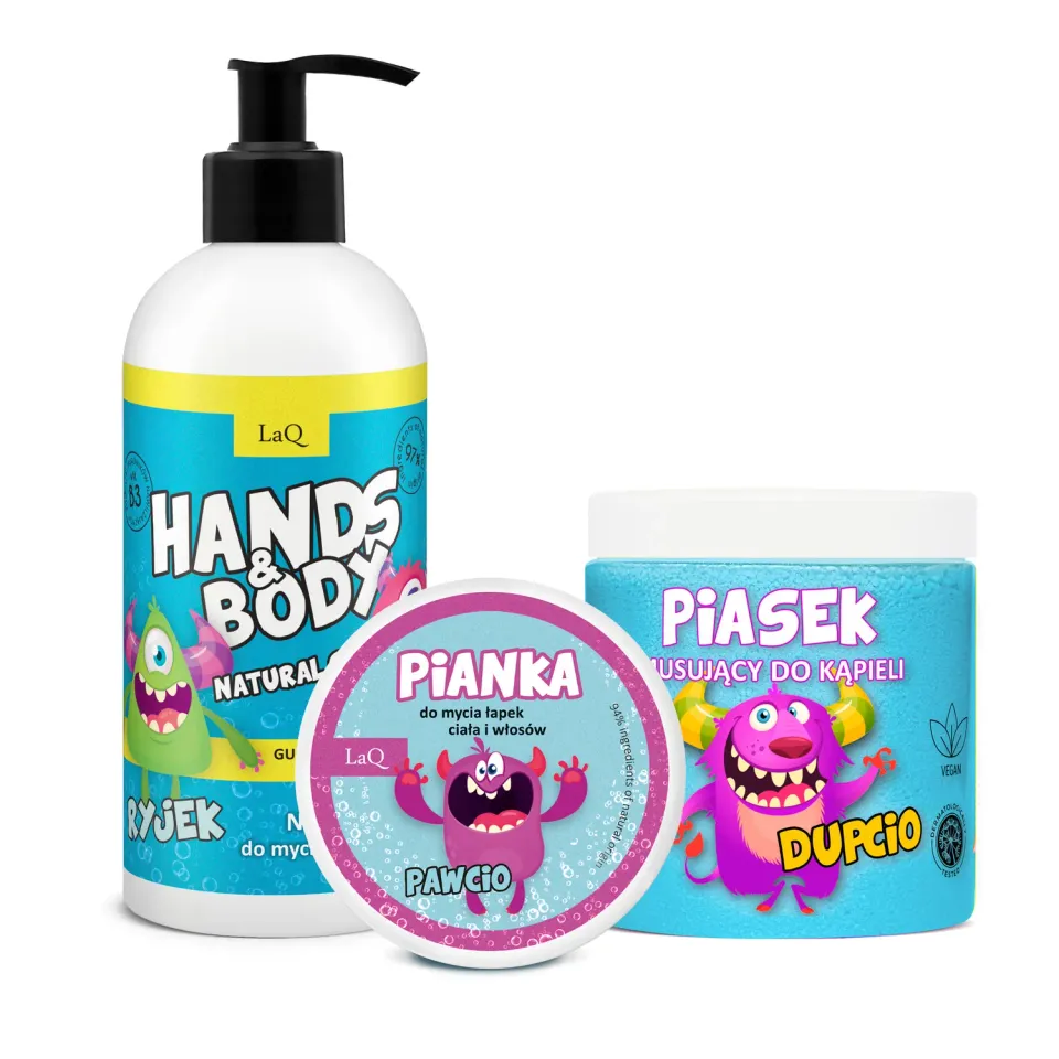 LaQ Soap Patrol coffret enfant 3 soins bubble-gum