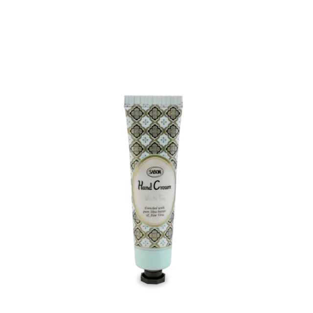 Sabon White Tea crème mains 30 ml beurre de karité