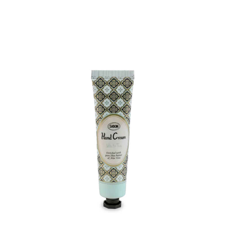 Sabon White Tea crème mains 30 ml beurre de karité
