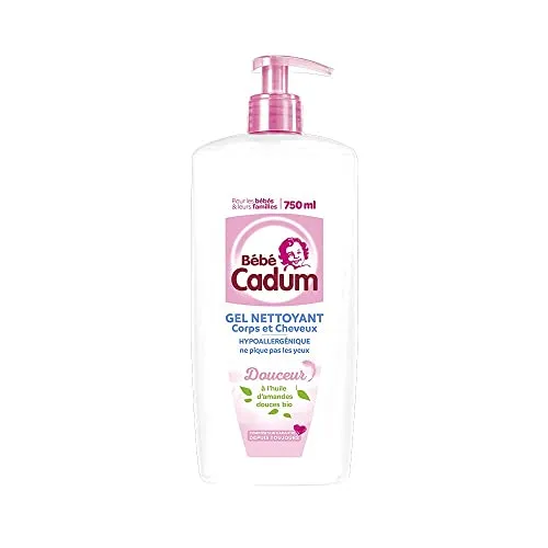 Bébé Cadum gel corps et cheveux bébé pompe 750 ml