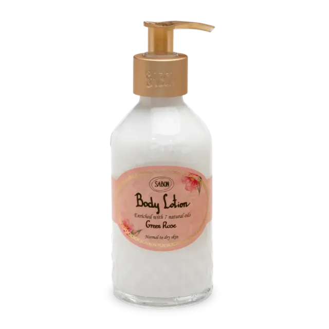 Sabon Green Rose crème corps 200ml 7 huiles