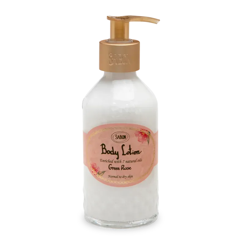 Sabon Green Rose crème corps 200ml 7 huiles