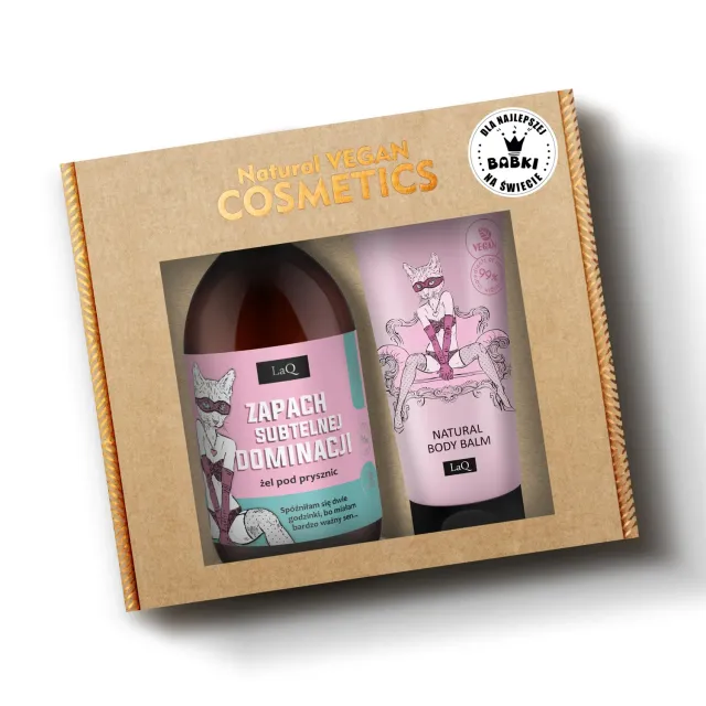 LaQ Peony coffret gel douche + baume corps pivoine