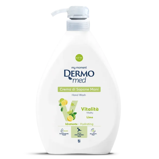 Dermomed Vitalité savon mains liquide lime pH neutre