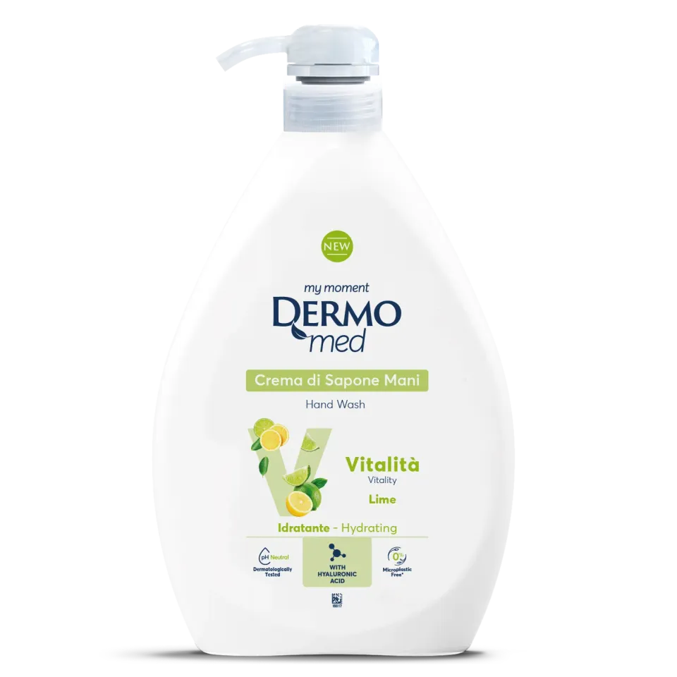 Dermomed Vitalité savon mains liquide lime pH neutre