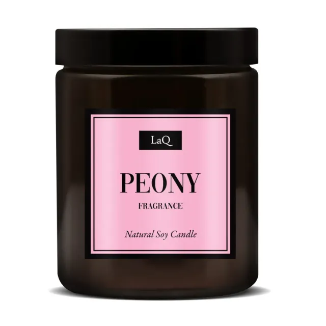LaQ Peony bougie soja massage pivoine 180ml