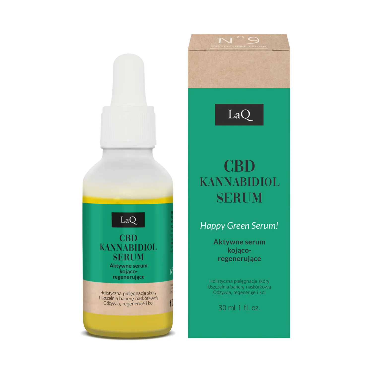 LaQ CBD sérum huile visage peau à problèmes 30 ml chanvre