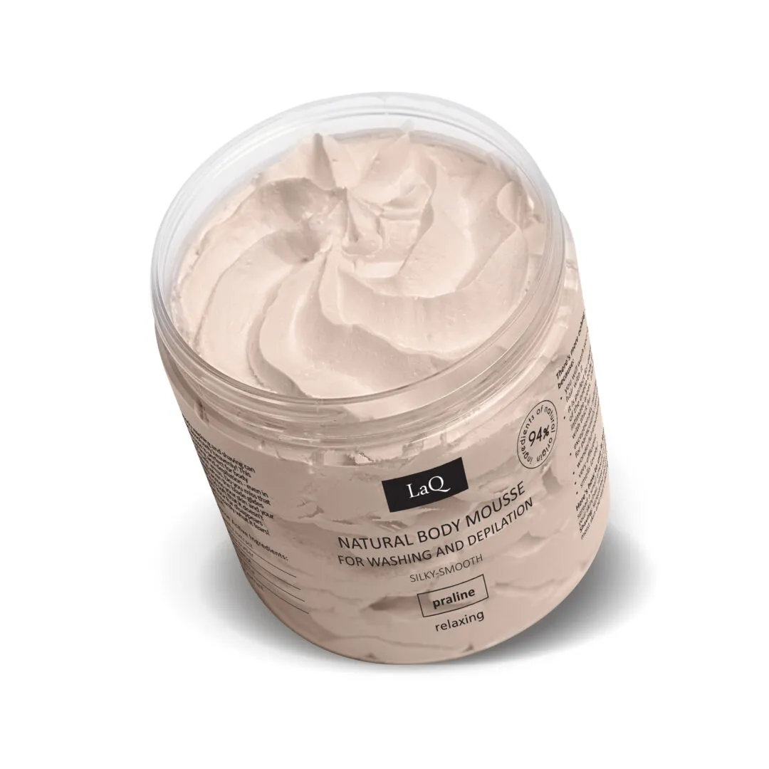 LaQ Praline mousse lavante épilation 100 g 3 en 1