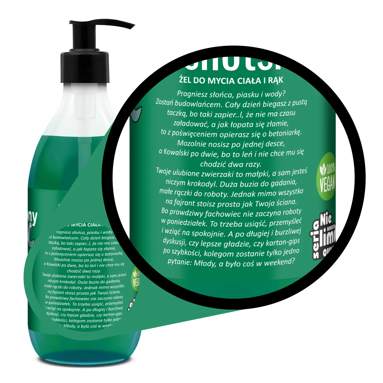 LaQ Shots Będzie Pan Zadowolony gel douche 500 ml herbes