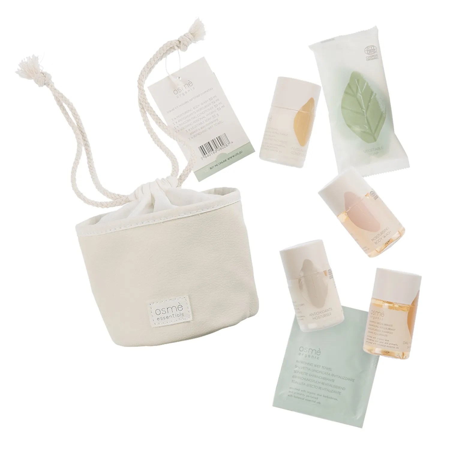 Osmé Essentials trousse voyage bio 6 soins avion