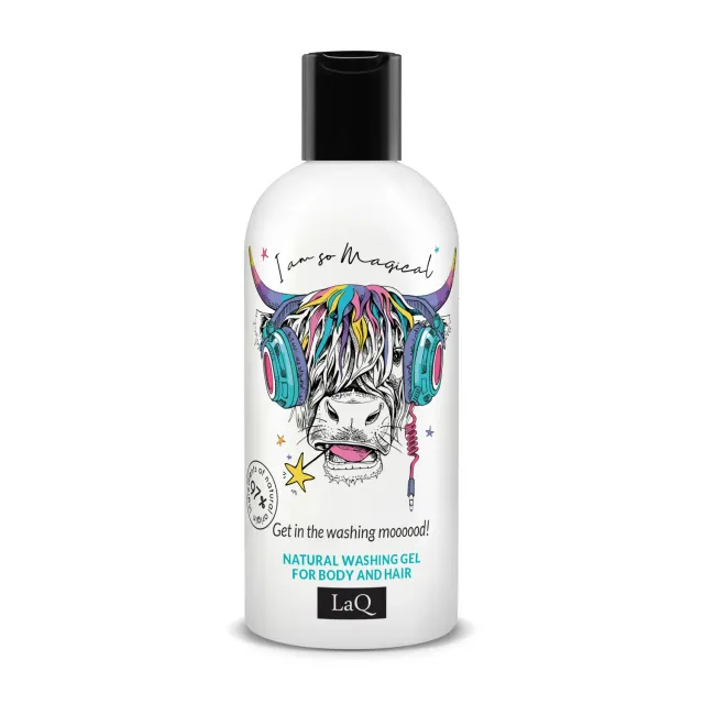 LaQ Cow gel douche shampoing 2en1 300 ml passion
