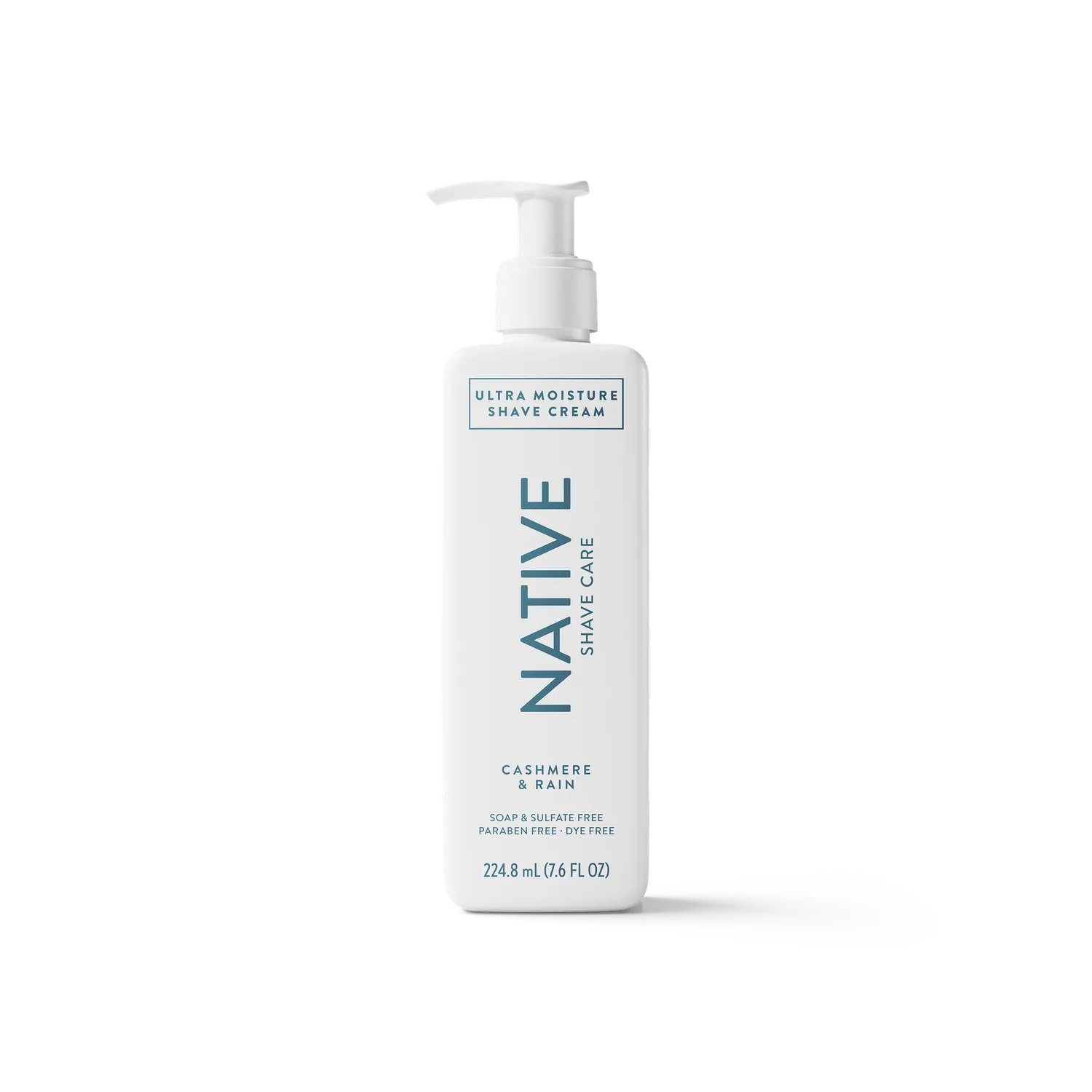 Native crème rasage beurre cacao vanille 7.6 oz hydratante
