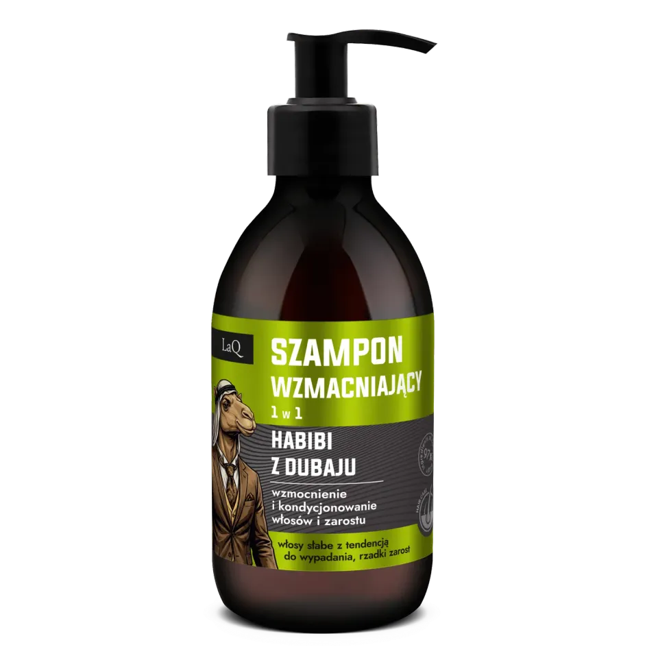 LaQ Habibi from Dubai shampoing homme 300 ml fortifiant