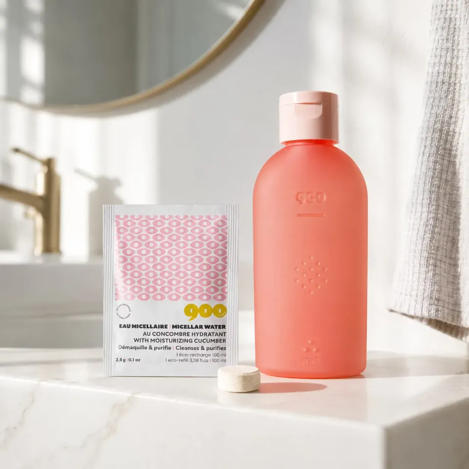 900.care Kit Essai Eau Micellaire concombre aloé vera