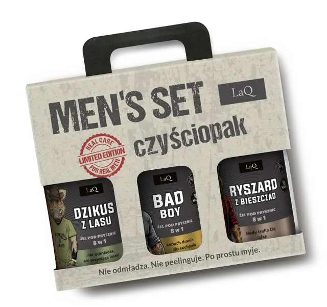 LaQ Ich Troje coffret gels douche homme 3x500 ml