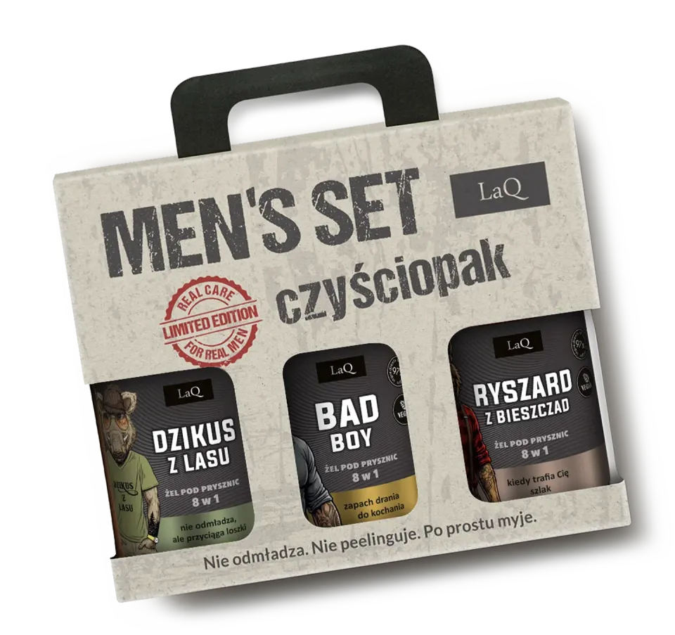 LaQ Ich Troje coffret gels douche homme 3x500 ml