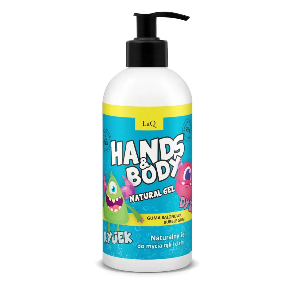 LaQ Dyzio Ryjek gel douche enfant bubble-gum 300 ml