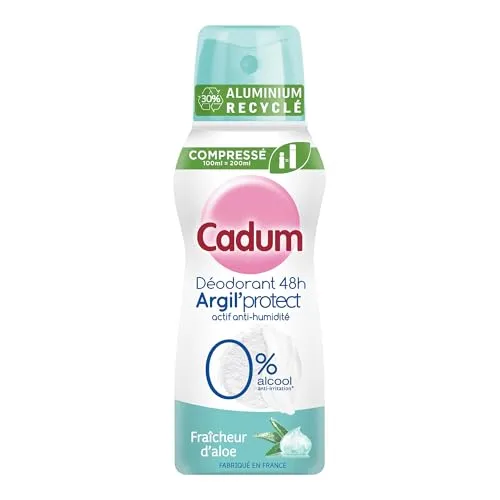 Bébé Cadum Argil'Protect déodorant 48h pivoine 6x200 ml