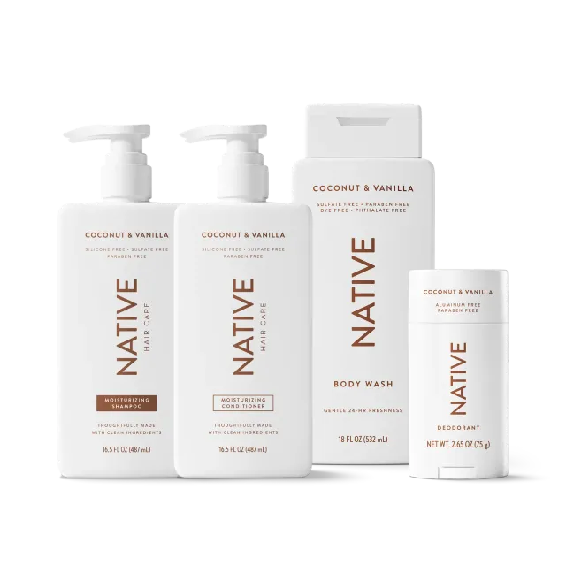 Native Daily Essentials Set coffret douche Coconut Vanilla