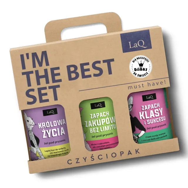 LaQ Feminine Power coffret 3 gels douche 3x500ml