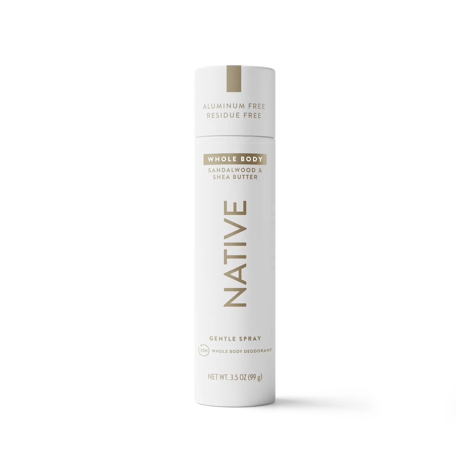 Native déo corps entier coco vanille 3,5 oz 72h