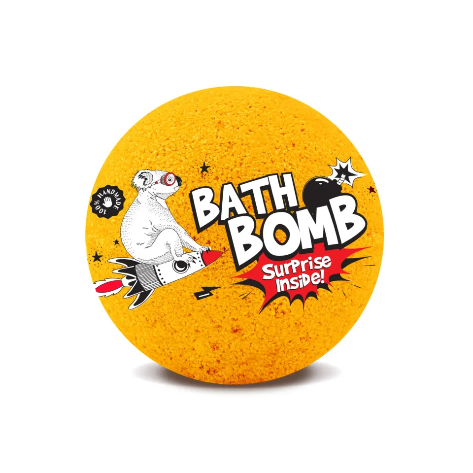 LaQ Creatures orange bombe de bain enfant 120 g surprise