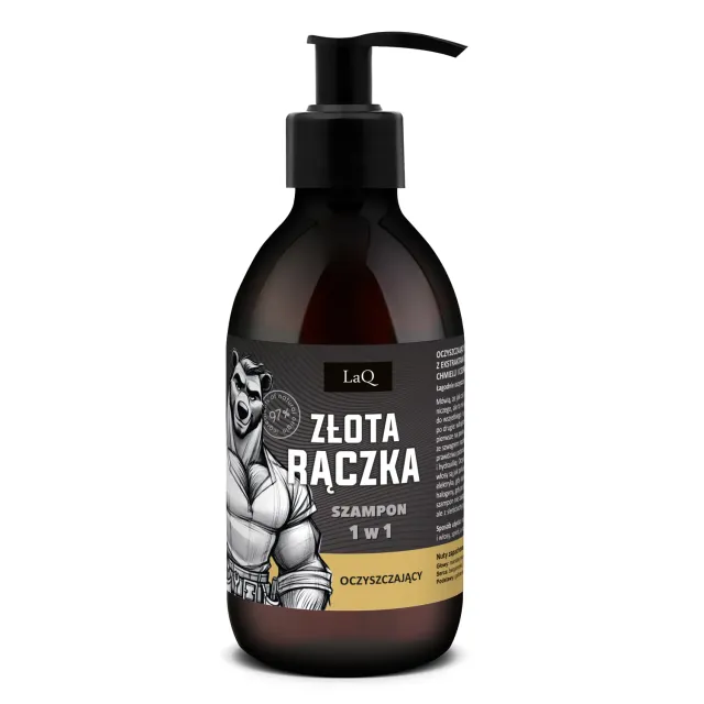 LaQ Zlota Raczka shampooing clarifiant 300 ml cuir chevelu gras
