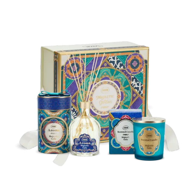 Sabon Majestic Gala coffret duo diffuseur bougie
