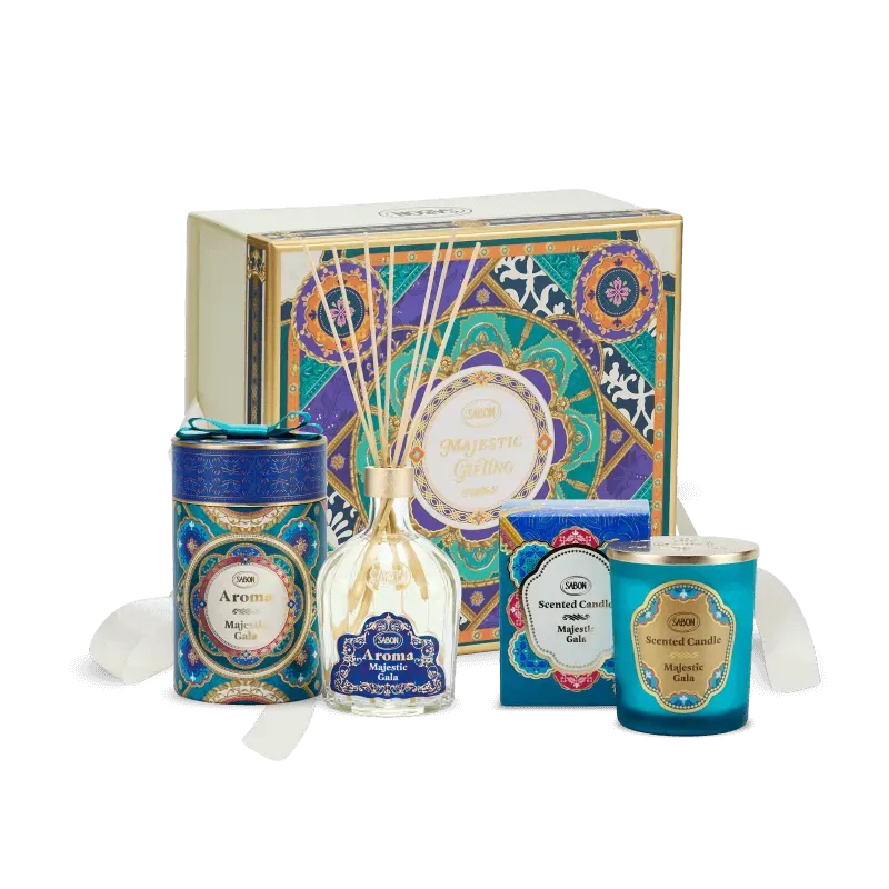 Sabon Majestic Gala coffret duo diffuseur bougie