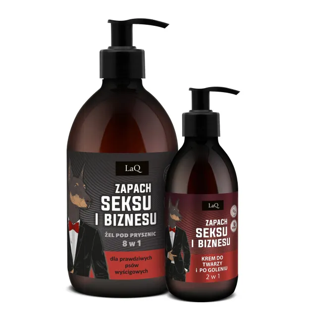 LaQ Wash & Slap coffret gel douche crème homme 2 pcs