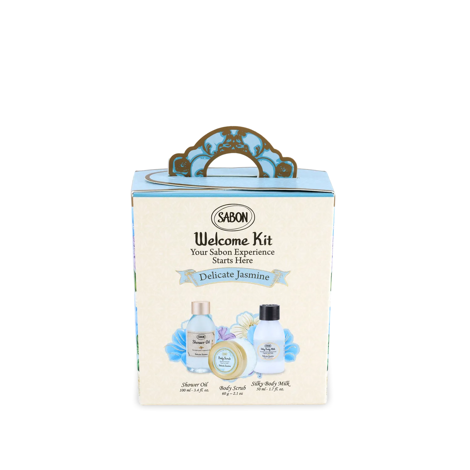 Sabon Delicate Jasmine kit découverte coffret 3 soins jasmin